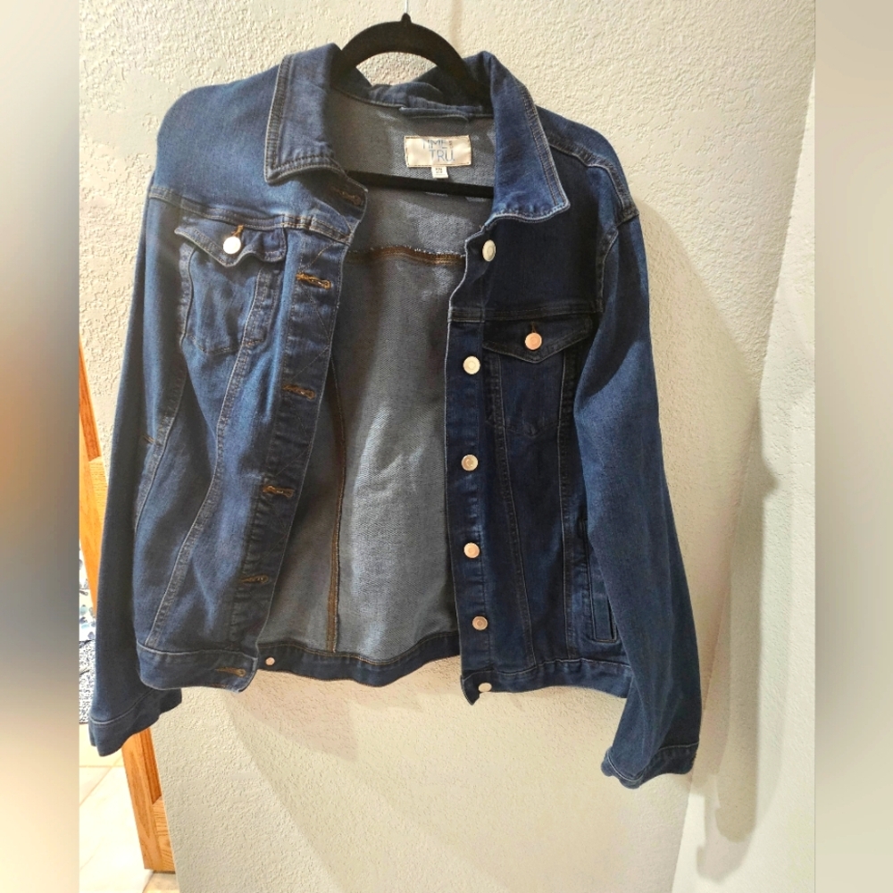 Time and Tru Jean Jacket xxl(20)
